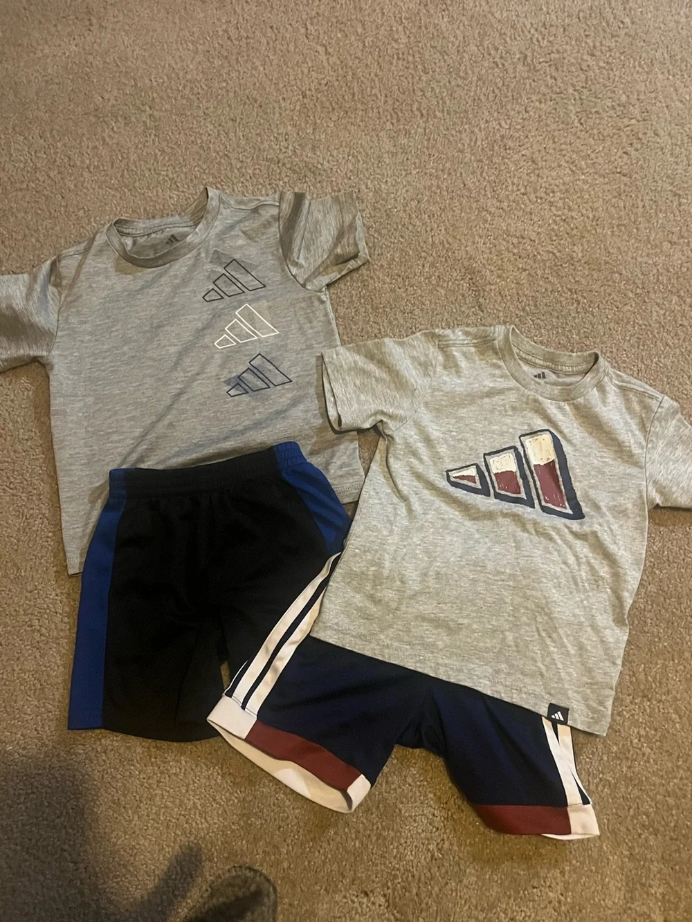 2 Adidas Shirt and Shirt Sets
